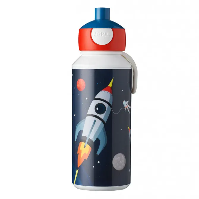 Butelka dla dzieci pop-up Campus 400ml Space / Wielokolorowy MPL107410065389