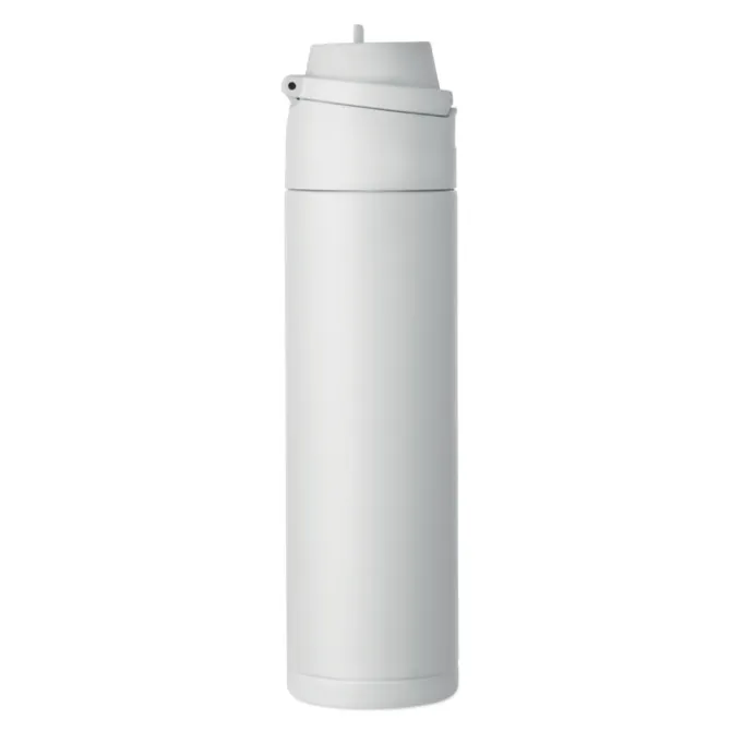 Butelka dwuścienna 500 ml / Bialy MO2988-06