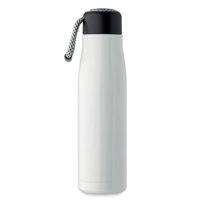 Butelka dwuścienna 500 ml / Bialy MO2413-06