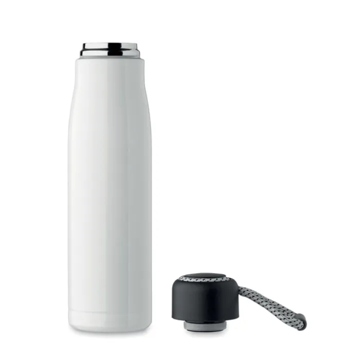Butelka dwuścienna 500 ml / Bialy MO2413-06