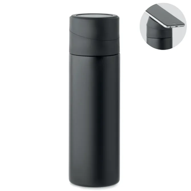 Butelka dwuścienna 420 ml. / Czarny MO2308-03