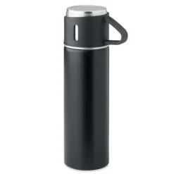 Butelka dwuścienna 420 ml / Czarny MO2117-03