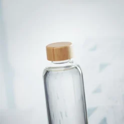Butelka 650ml, bambus.pokrywka / Przezroczysty MO6426-22