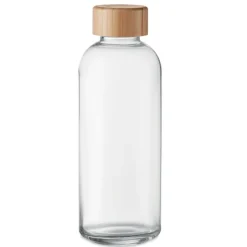 Butelka 650ml, bambus.pokrywka / Przezroczysty MO6426-22