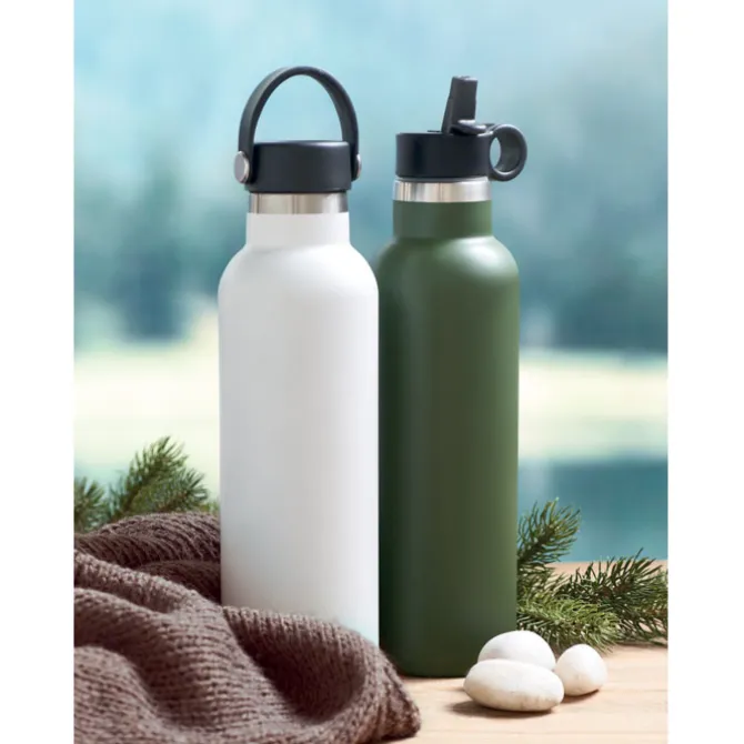 Butelka podwójna ścianka 700ml / Biały MO6944-06