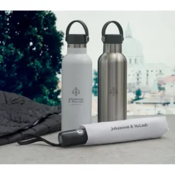 Butelka podwójna ścianka 700ml / Biały MO6944-06