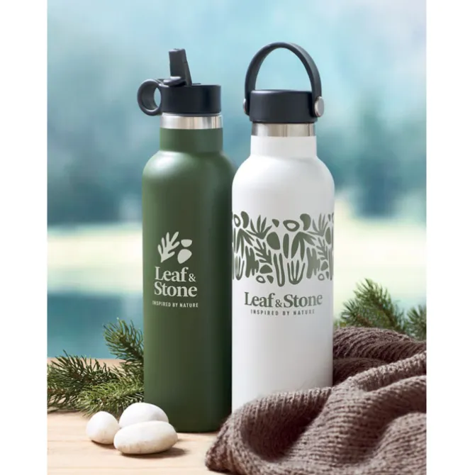 Butelka podwójna ścianka 700ml / Biały MO6944-06