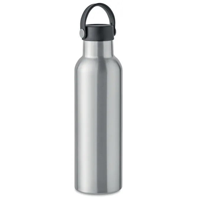 Butelka podwójna ścianka 700ml / Srebrny mat MO6944-16