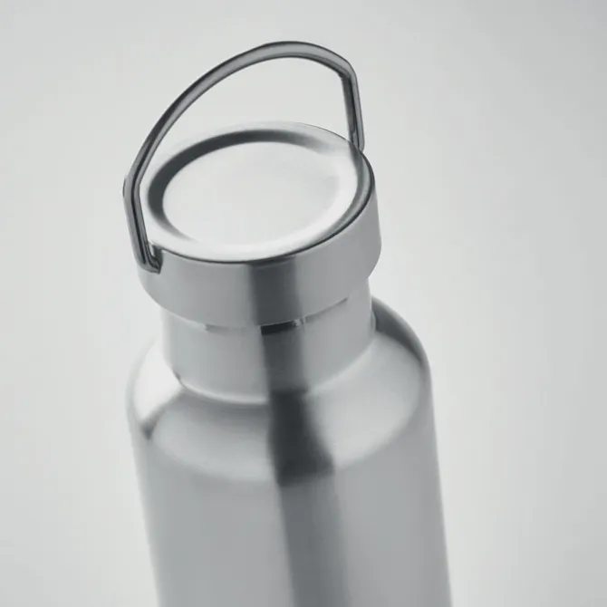 Butelka podwójna ścianka500 ml / Srebrny mat MO2107-16