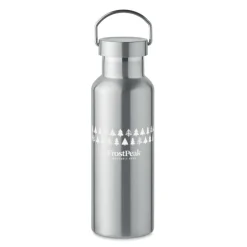 Butelka podwójna ścianka500 ml / Srebrny mat MO2107-16