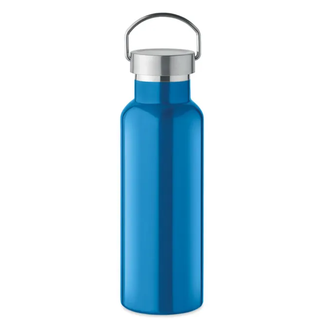 Butelka podwójna ścianka500 ml / Turkusowy MO2107-12