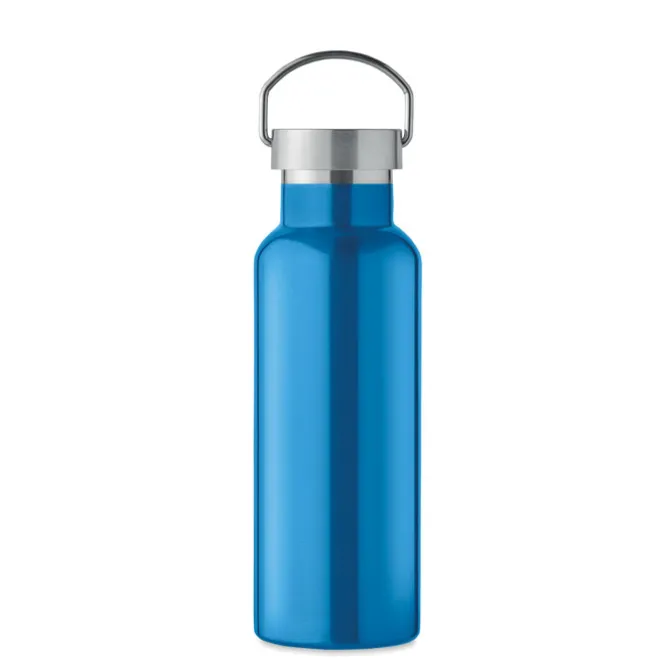 Butelka podwójna ścianka500 ml / Turkusowy MO2107-12