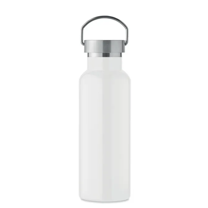 Butelka podwójna ścianka500 ml / White MO2107-06