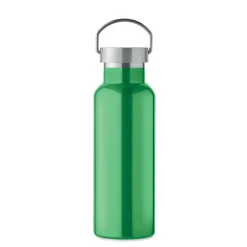 Butelka podwójna ścianka500 ml / Zielony MO2107-09
