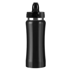 Butelka sportowa 600 ml / Czarny V4656-03