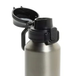 Butelka sportowa 600 ml Via / Srebrny P437.5002