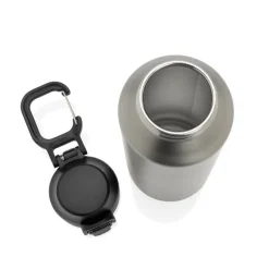 Butelka sportowa 600 ml Via / Srebrny P437.5002