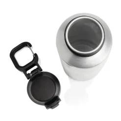 Butelka sportowa 600 ml Via / Srebrny P437.5002