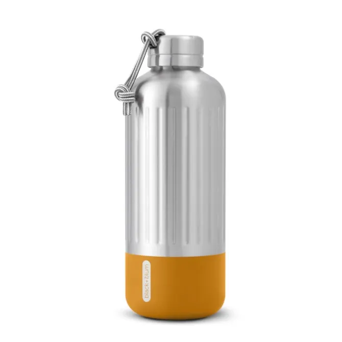 Butelka stalowa EXPLORER 650 ml BLACK+BLUM / Pomarańczowy B3BAM-EIWB-S003