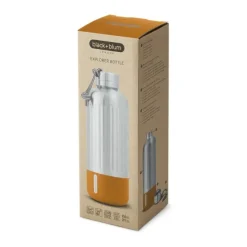 Butelka stalowa EXPLORER 650 ml BLACK+BLUM / Pomarańczowy B3BAM-EIWB-S003