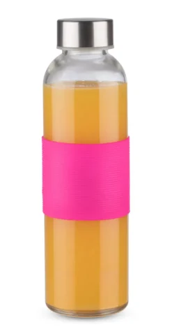 Butelka szklana GLASSI 510 ml / Różowy 16207-21