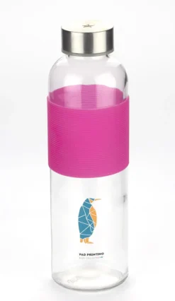 Butelka szklana GLASSI 510 ml / Różowy 16207-21