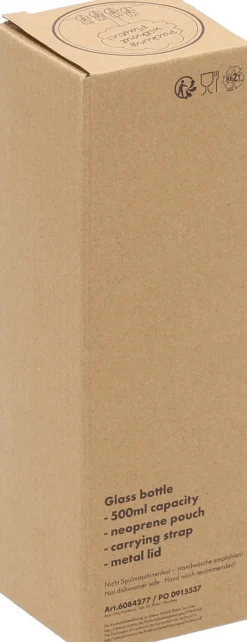 Butelka szklana KLAGENFURT 500 ml / Pomarańczowy 084210