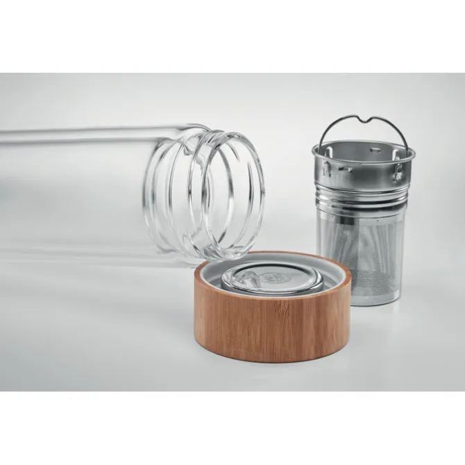 Butelka szklana 400ml / Przezroczysty MO9420-22