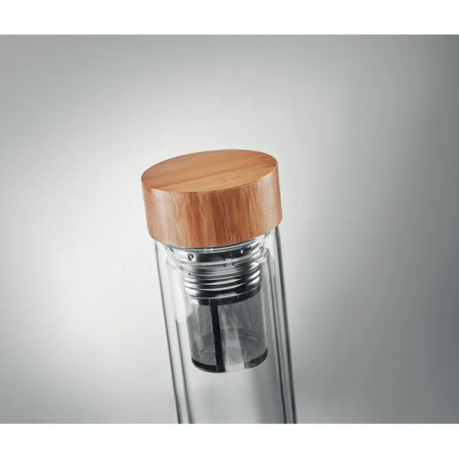 Butelka szklana 400ml / Przezroczysty MO9420-22