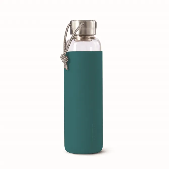 Butelka szklana na wodę 600ml BLACK+BLUM / Morski B3GR-WB-M005