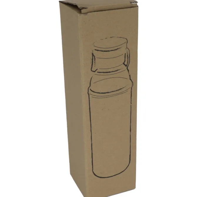 Butelka szklana z pokrowcem 600 ml RAMONA / Czerwony 6318105