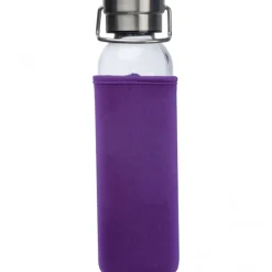 Butelka szklana z pokrowcem 600 ml RAMONA / Jasnoniebieski 6318124