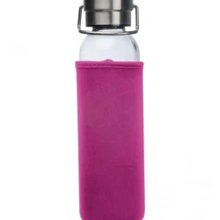 Butelka szklana z pokrowcem 600 ml RAMONA / Różowy 6318111