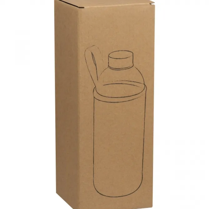 Butelka szklana z pokrowcem 1000 ml JESSICA / Zielony 6242709