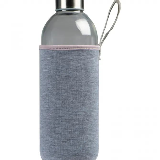 Butelka szklana z pokrowcem 1000 ml JESSICA / Zielony 6242709