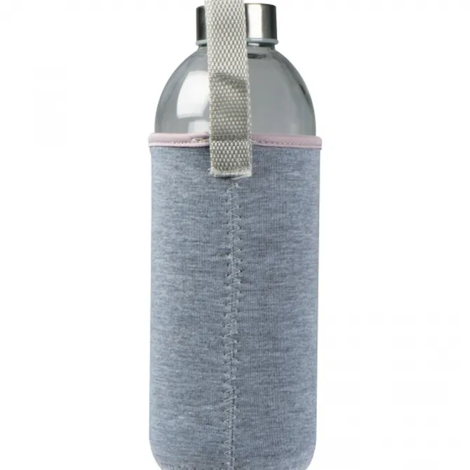 Butelka szklana z pokrowcem 1000 ml JESSICA / Zielony 6242709