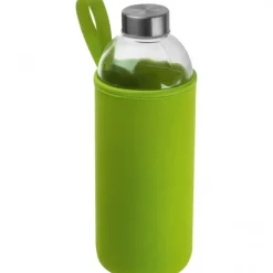 Butelka szklana z pokrowcem 1000 ml JESSICA / Jasnozielony 6242729
