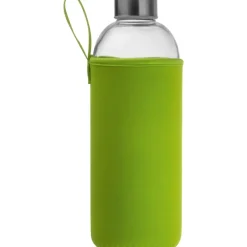 Butelka szklana z pokrowcem 1000 ml JESSICA / Jasnozielony 6242729