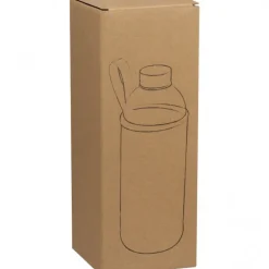Butelka szklana z pokrowcem 1000 ml JESSICA / Pomarańczowy 6242710