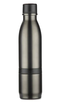 Butelka termiczna DRINNO 500 + 200 ml / Grafitowy 16054-15