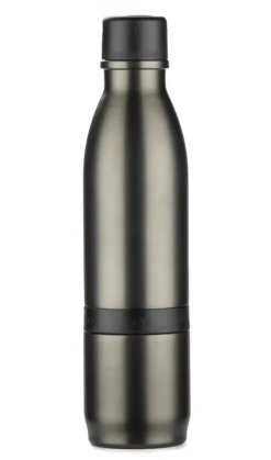 Butelka termiczna DRINNO 500 + 200 ml / Grafitowy 16054-15