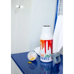 Butelka termiczna 500 ml Air Gifts, pojemnik w zakrętce | Jessica / Biały V0850-02