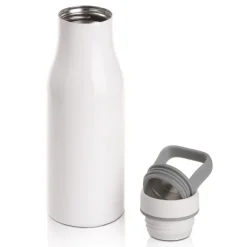 Butelka termiczna 500 ml Air Gifts, pojemnik w zakrętce | Jessica / Biały V0850-02