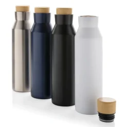 Butelka termiczna 500 ml Gaia, stal nierdzewna z recyklingu / Niebieski P435.525