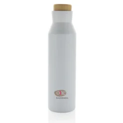 Butelka termiczna 500 ml Gaia, stal nierdzewna z recyklingu / Biały P435.523