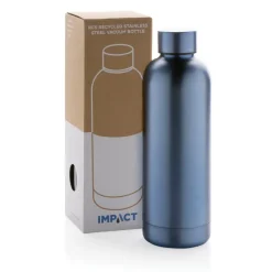 Butelka termiczna 500 ml, stal nierdzewna z recyklingu / Niebieski P435.708