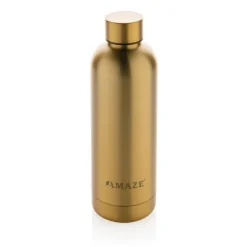 Butelka termiczna 500 ml, stal nierdzewna z recyklingu / Złoty P435.706