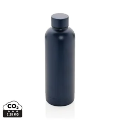 Butelka termiczna 500 ml, stal nierdzewna z recyklingu / Niebieski P435.705