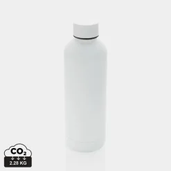Butelka termiczna 500 ml, stal nierdzewna z recyklingu / Biały P435.703