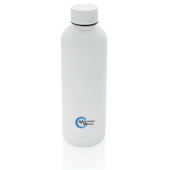 Butelka termiczna 500 ml, stal nierdzewna z recyklingu / Biały P435.703